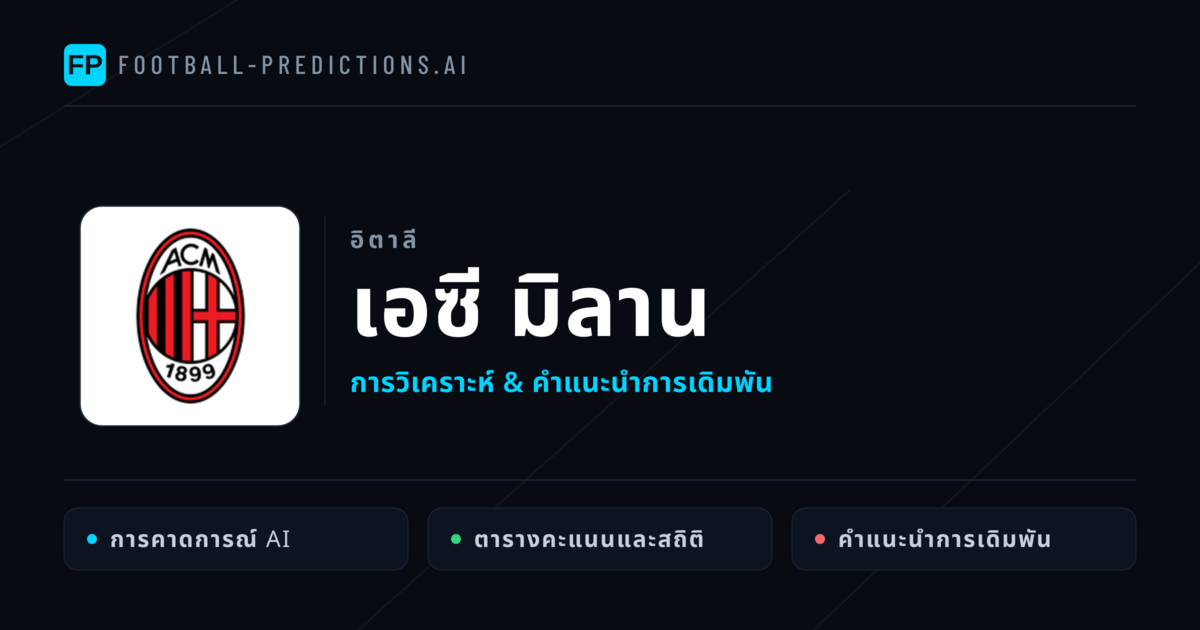 เอซี มิลาน การวิเคราะห์และสถิติ