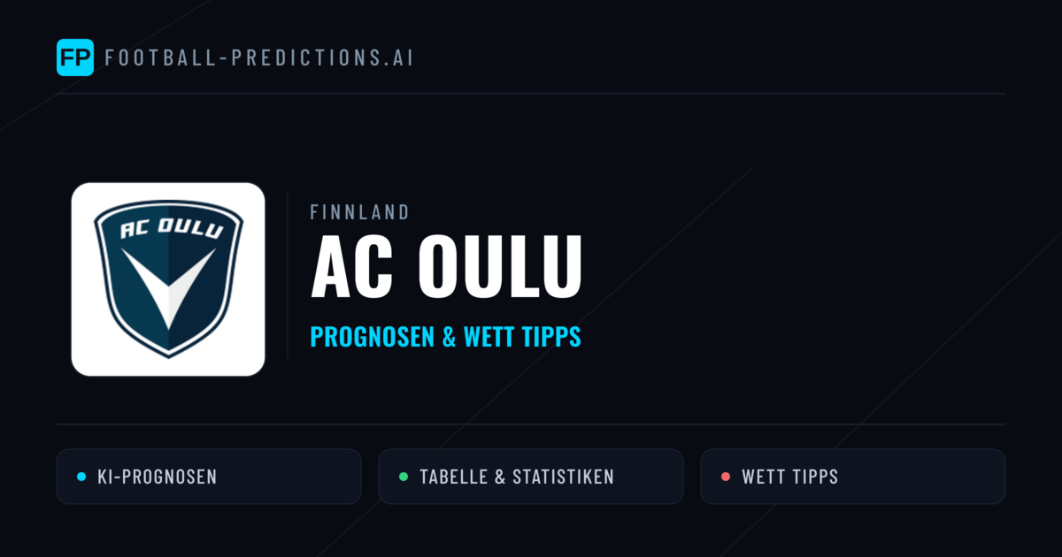 AC Oulu Prognosen & Statistiken