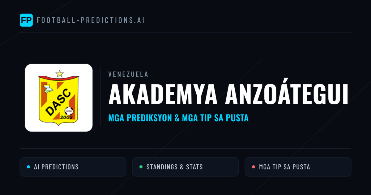 Akademya Anzoátegui Predictions & Stats