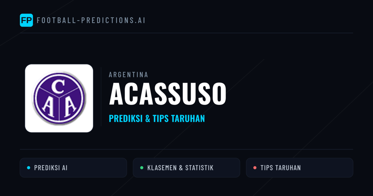 Acassuso Prediksi & Statistik Piala Dunia
