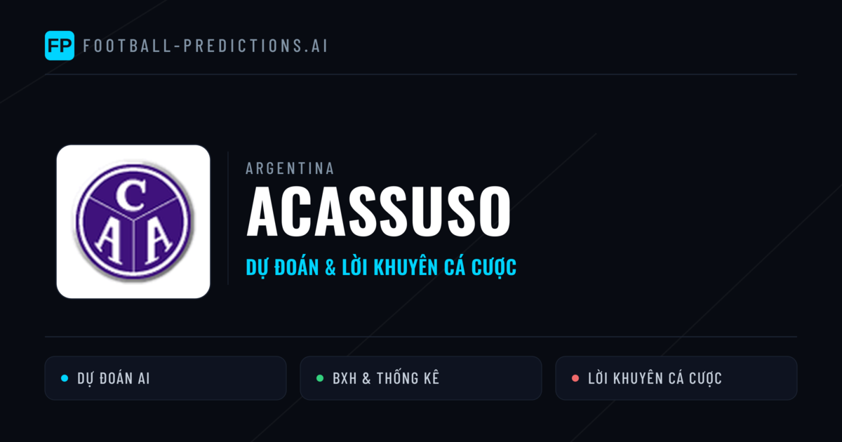 Acassuso Dự đoán & Thống kê