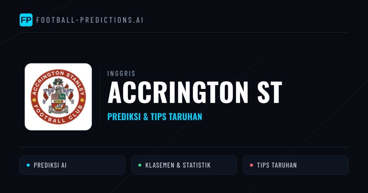 Accrington ST Prediksi & Statistik Piala Dunia