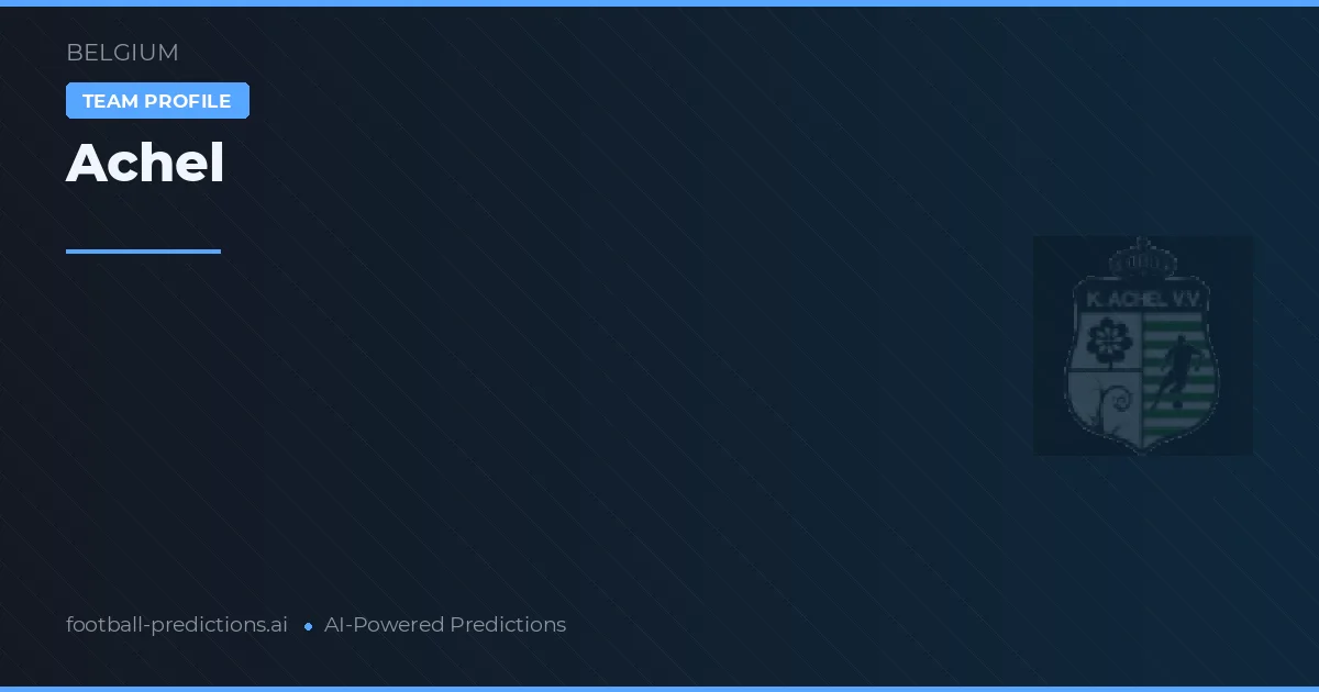 Achel Predictions & Stats