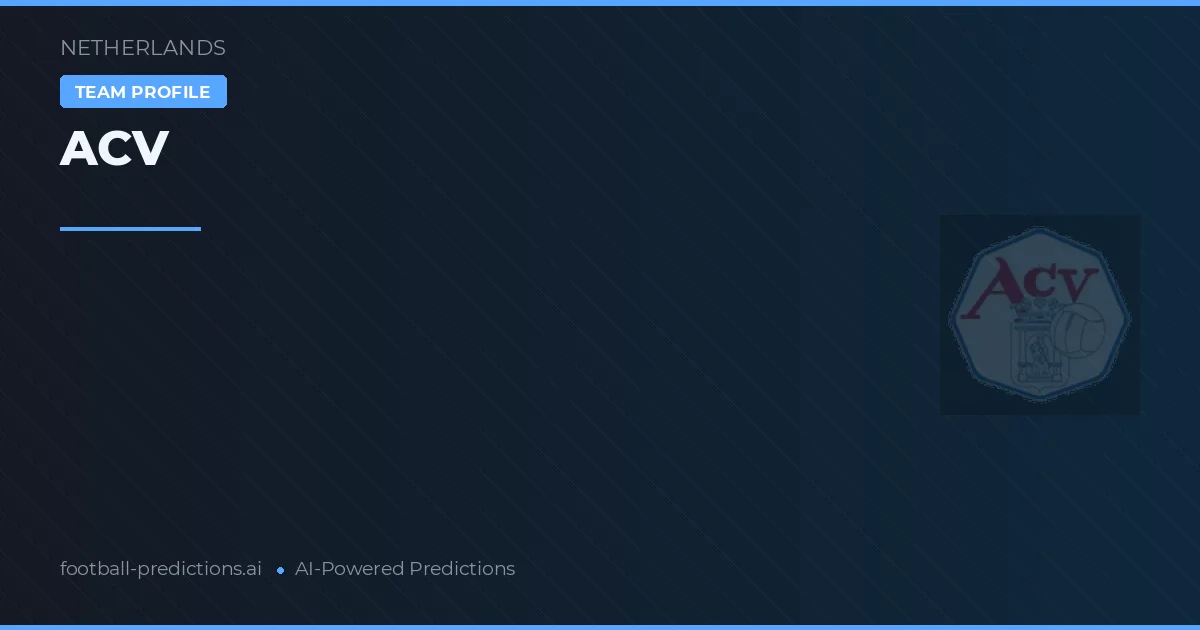 ACV Predictions & Stats
