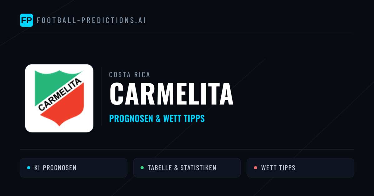 Carmelita Prognosen & Statistiken
