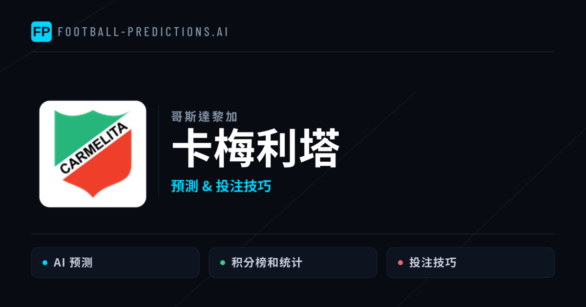 卡梅利塔 運彩分析｜足球預測與數據