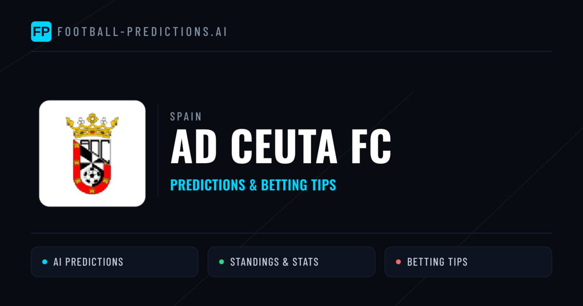 AD Ceuta FC Predictions & Stats