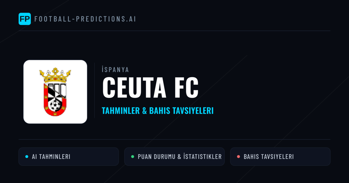 Ceuta FC Tahminleri & İstatistikler
