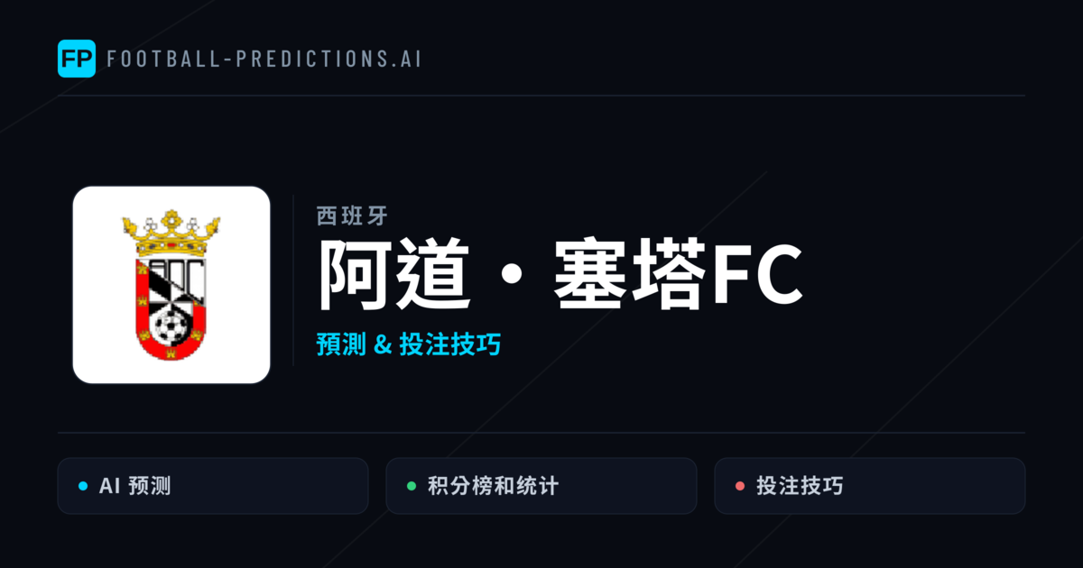 阿道·塞塔FC 運彩分析|足球預測與數據