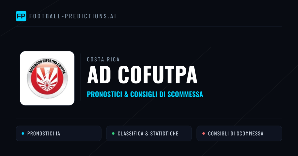 Pronostici e Statistiche AD Cofutpa