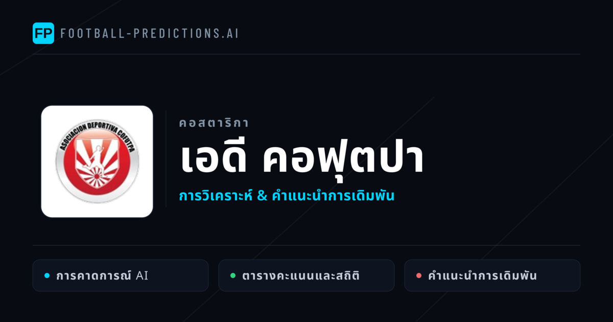 เอดี คอฟุตปา การวิเคราะห์และสถิติ