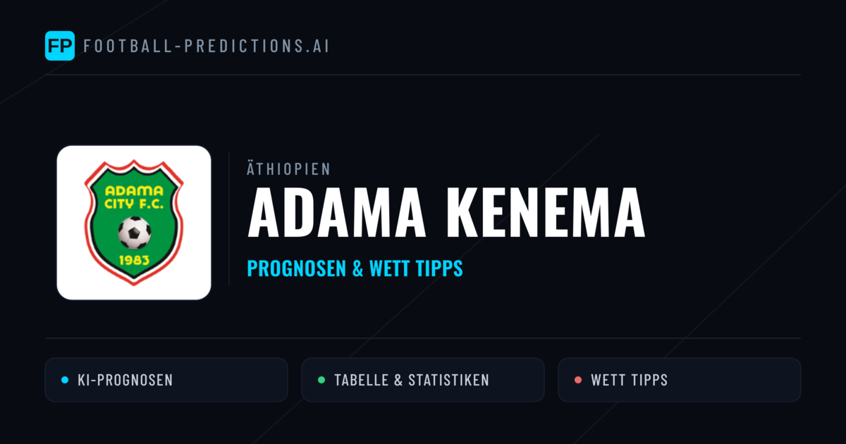 Adama Kenema Prognosen & Statistiken