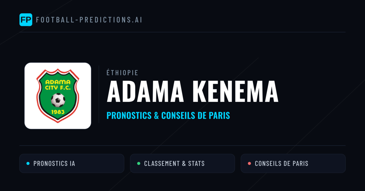 Adama Kenema Pronostics & Statistiques