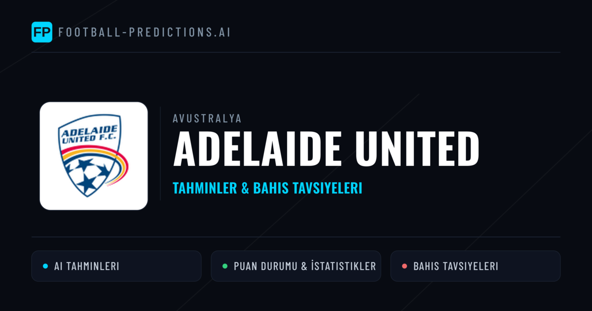 Adelaide United Tahminleri & İstatistikler