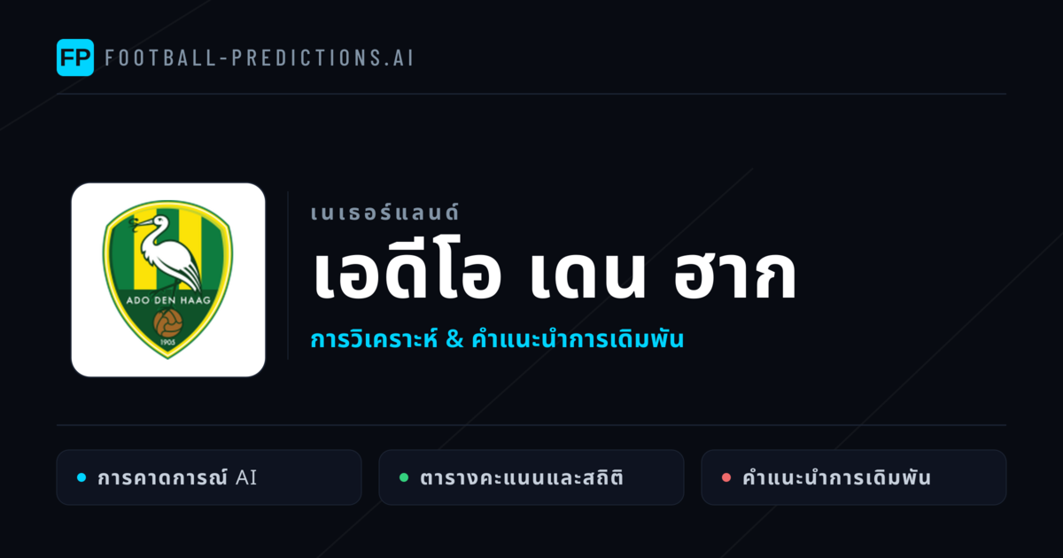เอดีโอ เดน ฮาก การวิเคราะห์และสถิติ