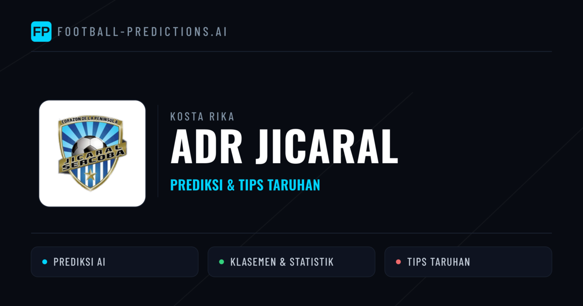 ADR Jicaral Prediksi & Statistik Piala Dunia