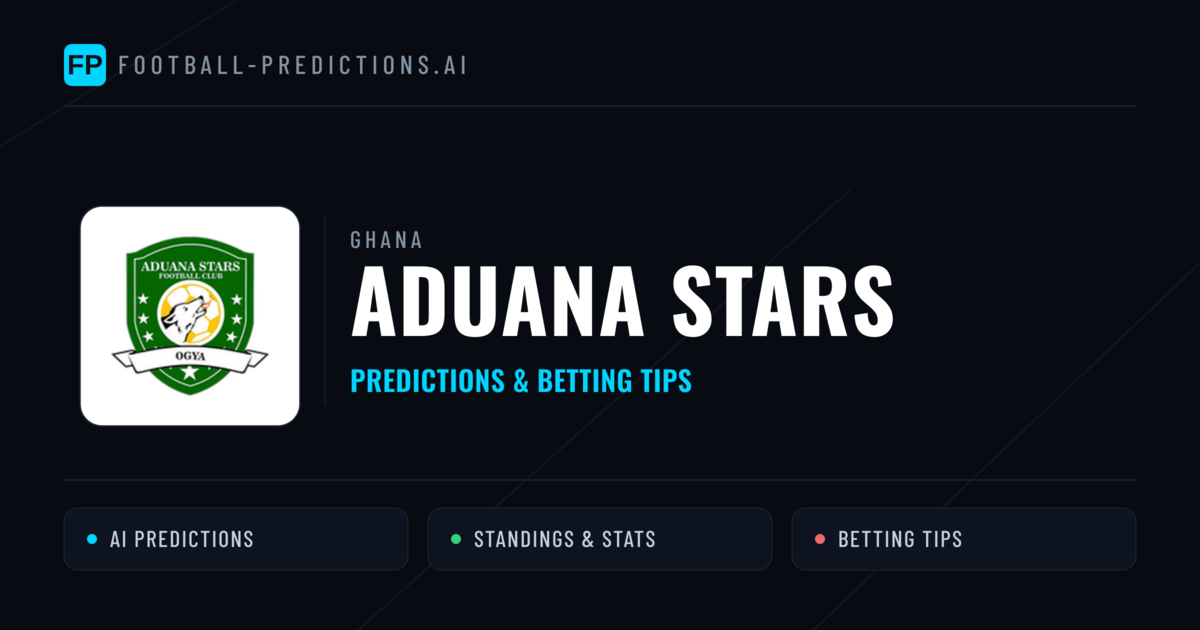 Aduana Stars Predictions & Stats