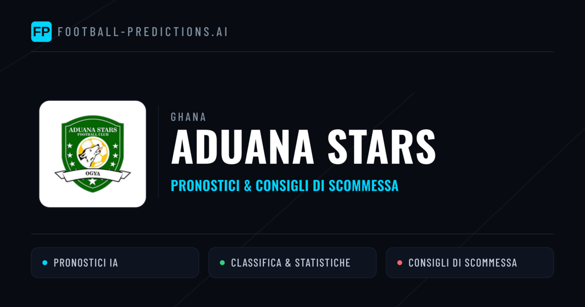 Pronostici e Statistiche Aduana Stars