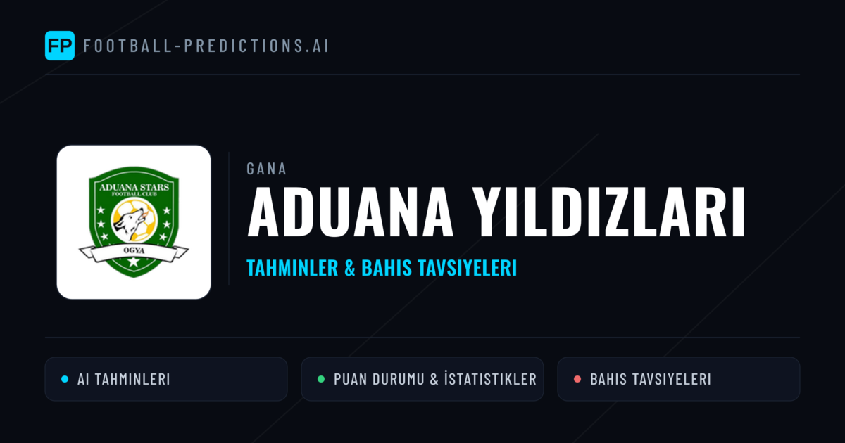 Aduana Yıldızları Tahminleri & İstatistikler