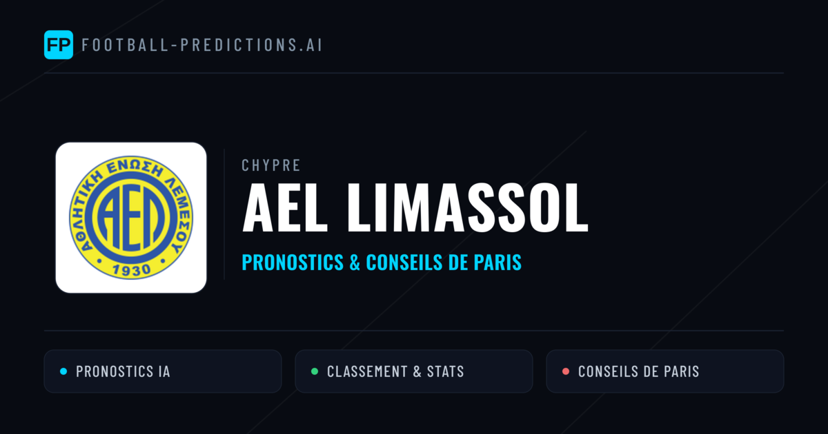 AEL Limassol Pronostics & Statistiques