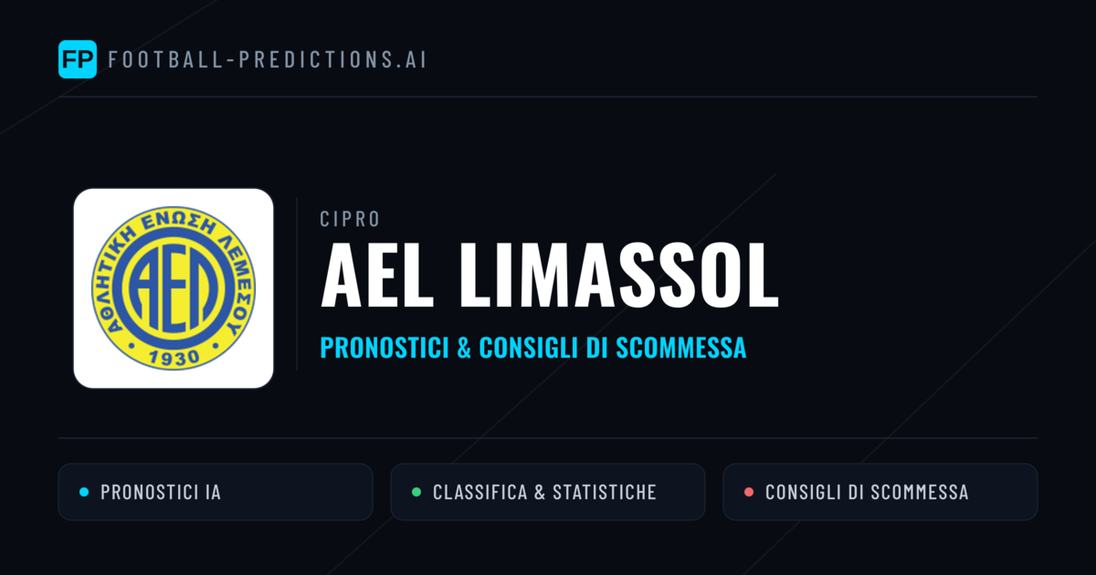 Pronostici e Statistiche AEL Limassol