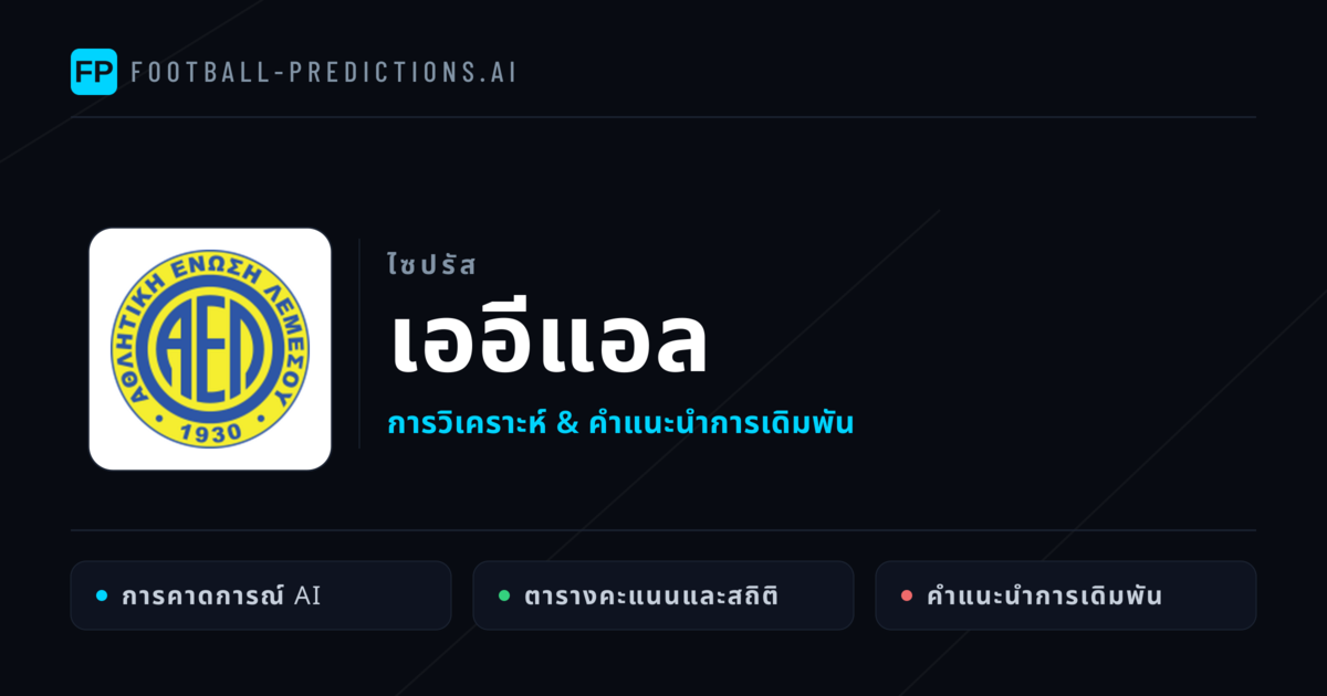 เออีแอล การวิเคราะห์และสถิติ