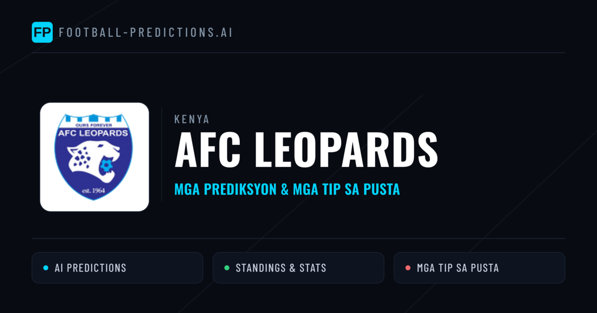 AFC Leopards Predictions & Stats