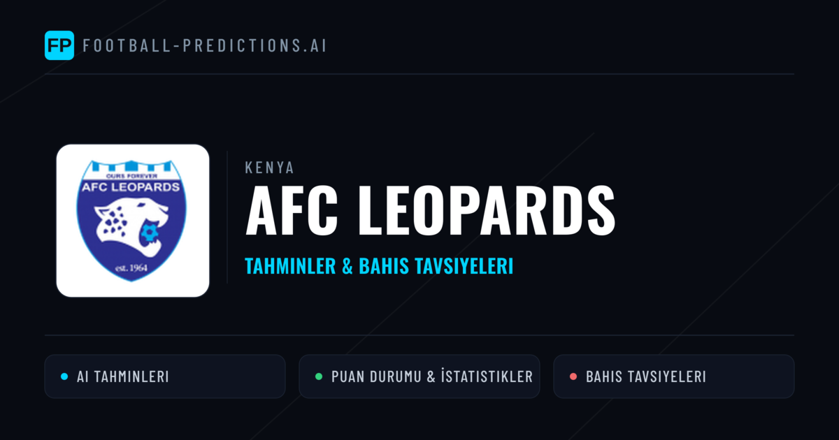 AFC Leopards Tahminleri & İstatistikler