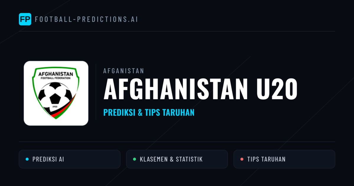 Afghanistan U20 Prediksi & Statistik Piala Dunia
