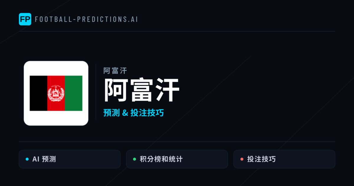 阿富汗 運彩分析｜足球預測與數據