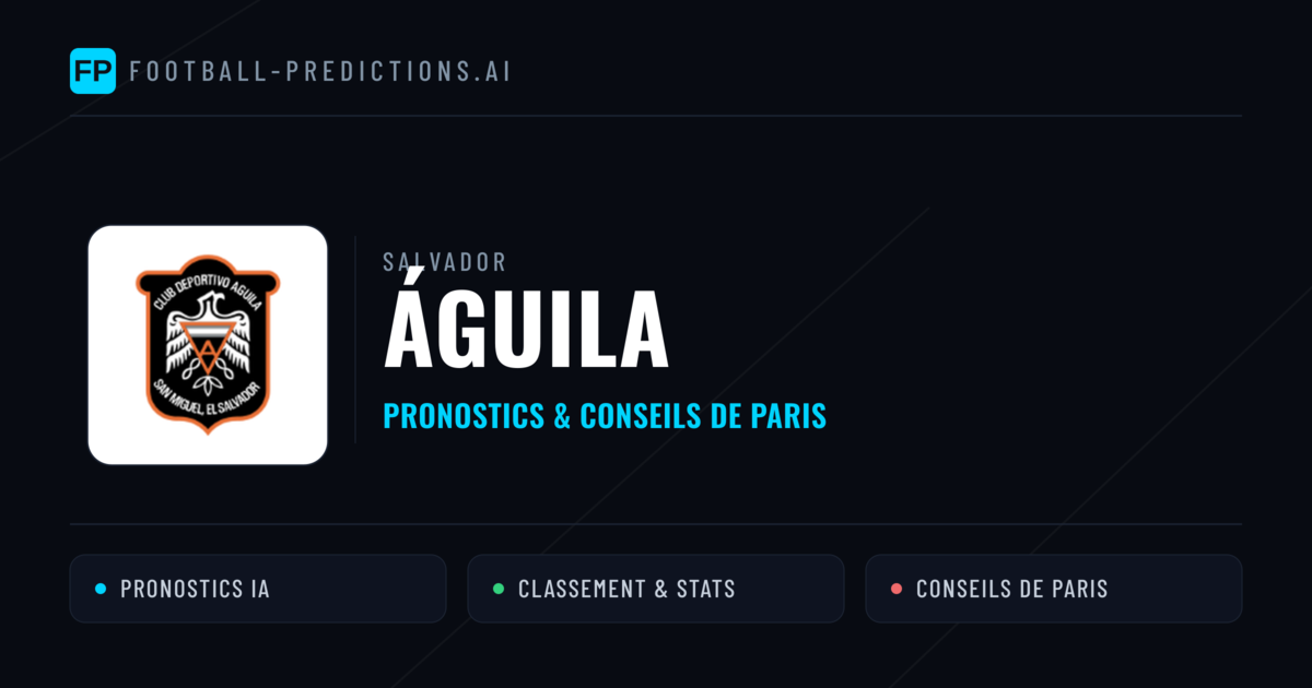 Águila Pronostics & Statistiques