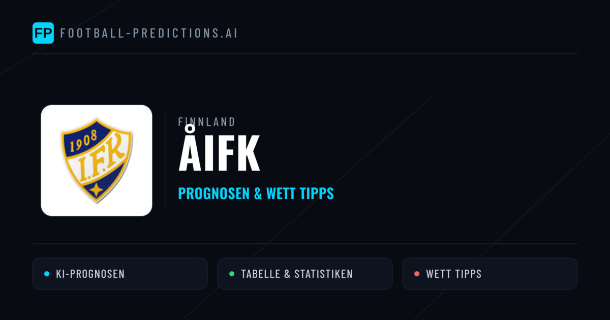 ÅIFK Prognosen & Statistiken