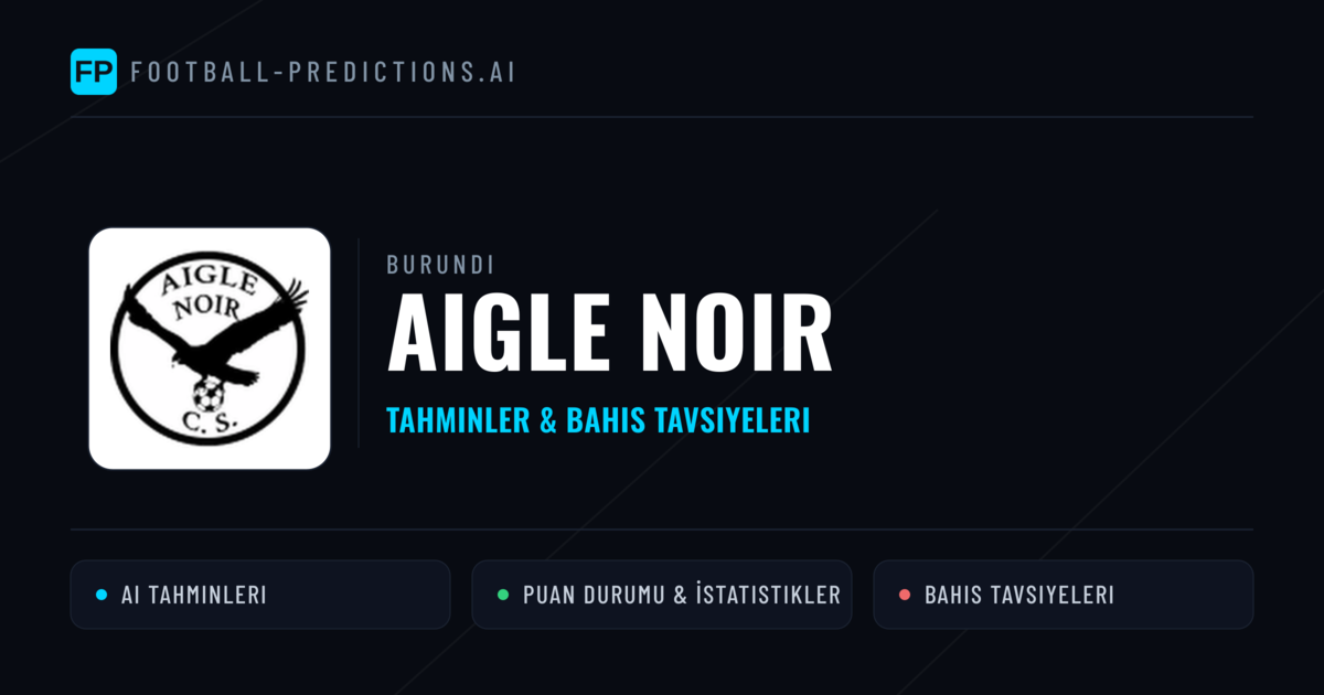 Aigle Noir Tahminleri & İstatistikler