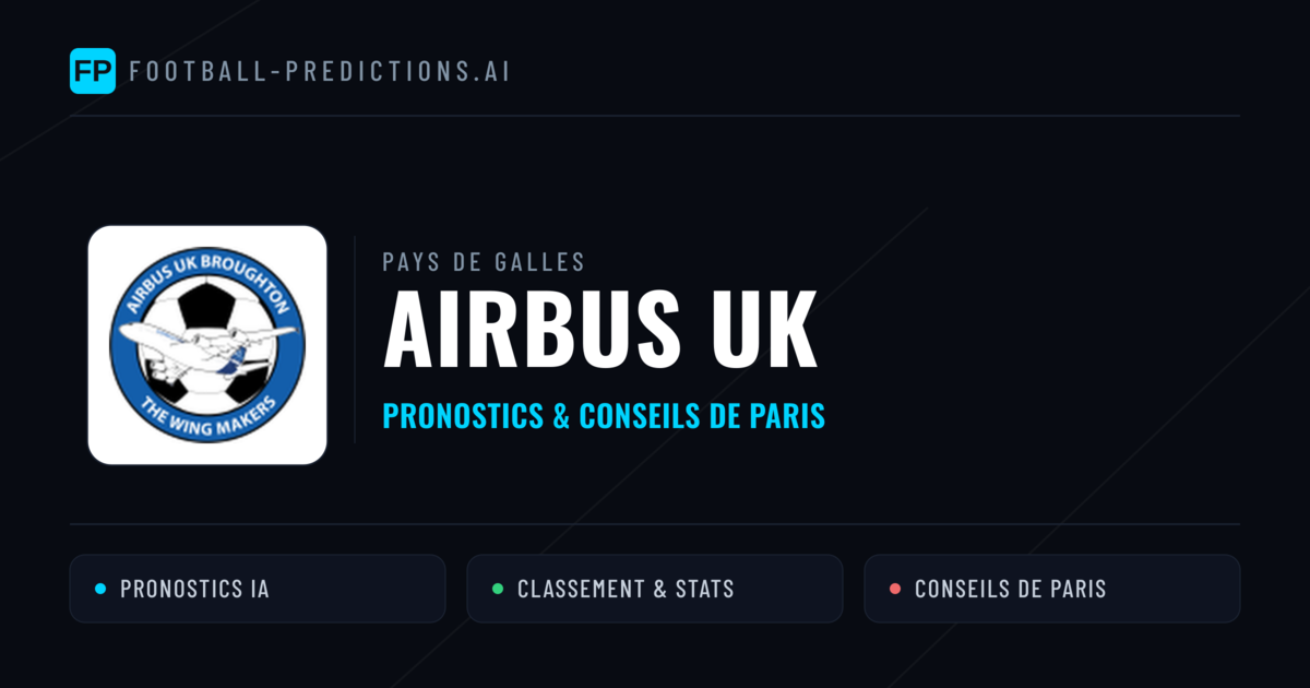 Airbus UK Pronostics & Statistiques