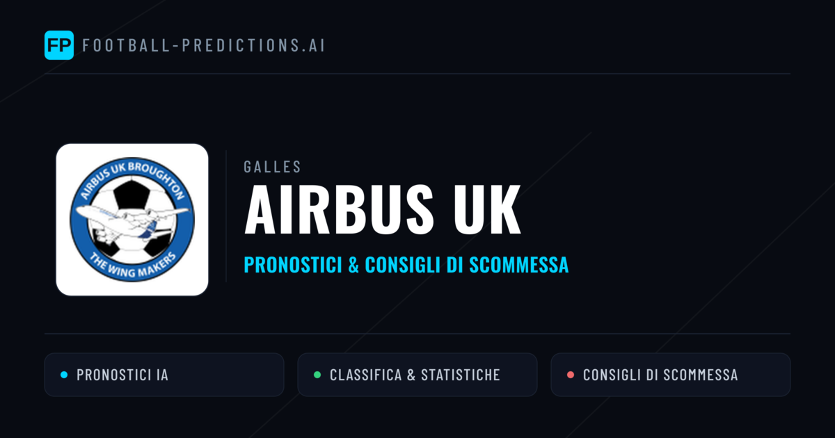 Pronostici e Statistiche Airbus UK