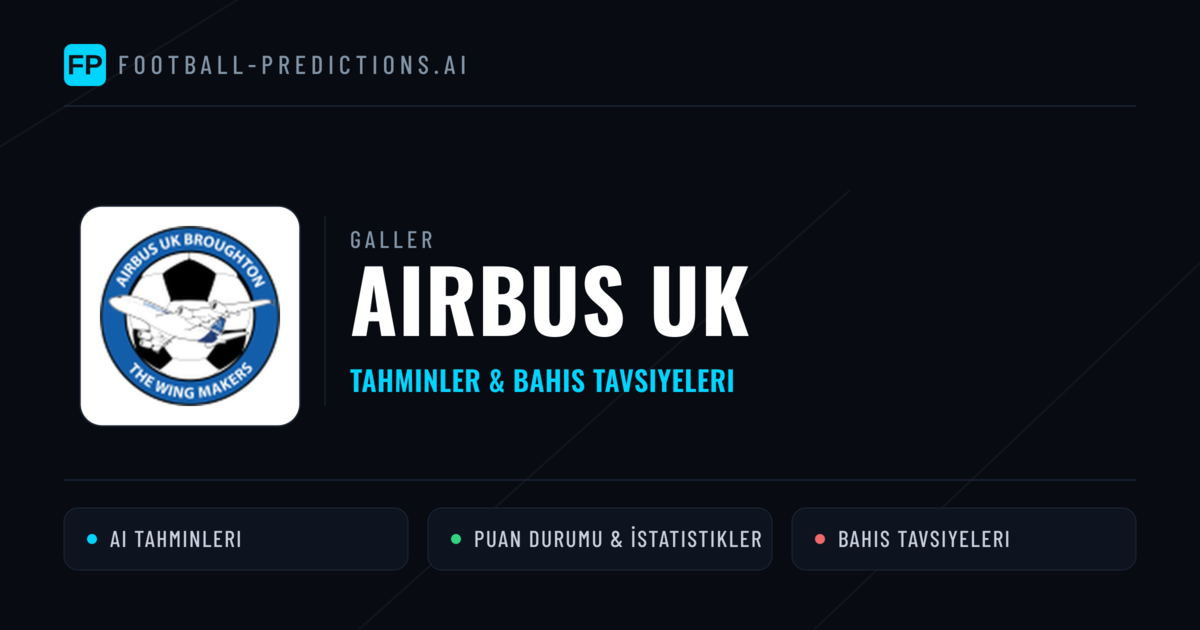 Airbus UK Tahminleri & İstatistikler