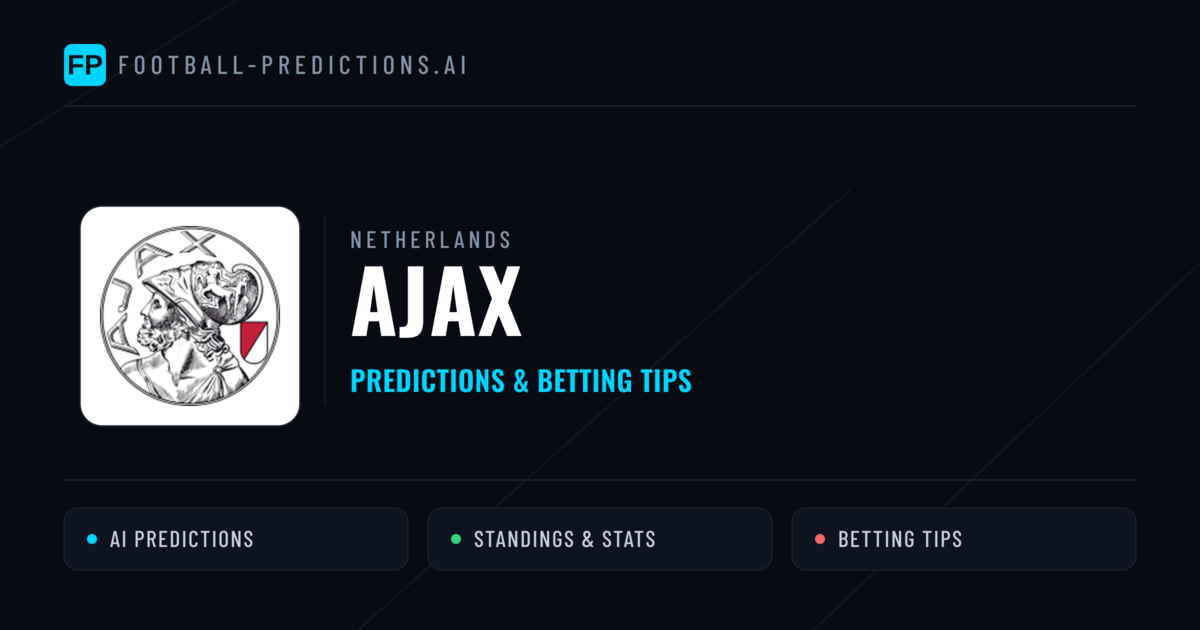 Ajax Predictions & Stats