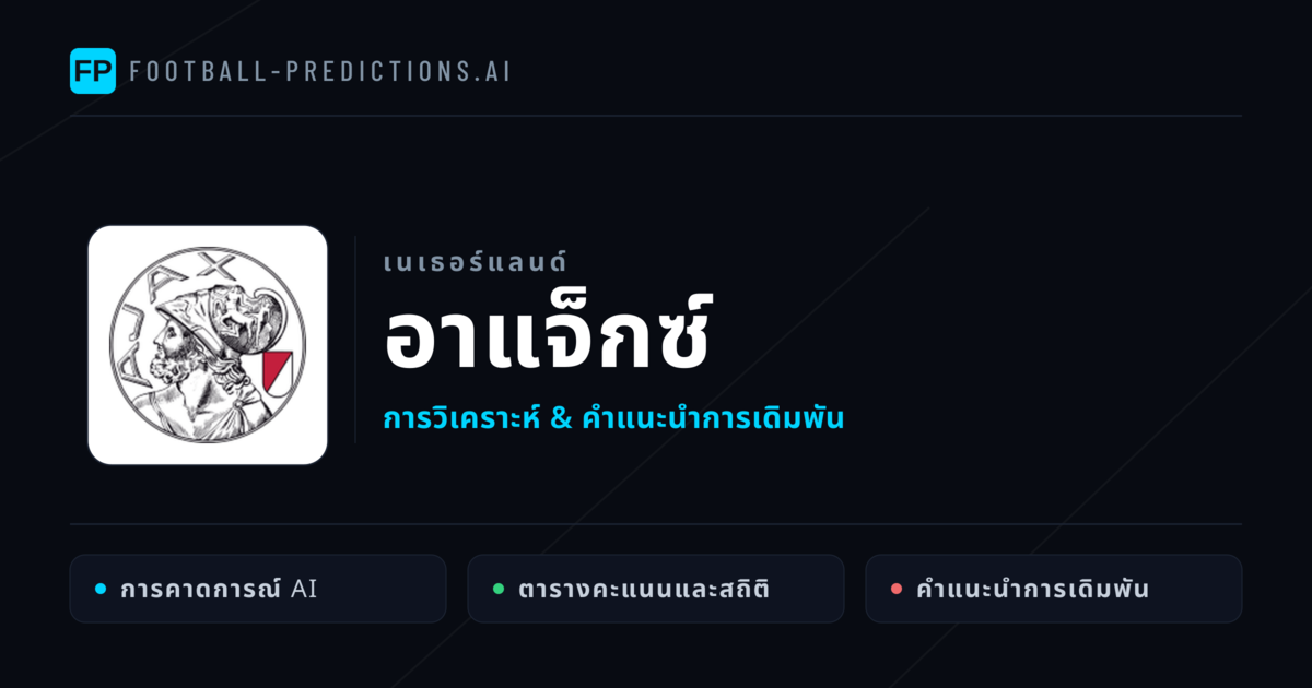 อาแจ็กซ์ การวิเคราะห์และสถิติ