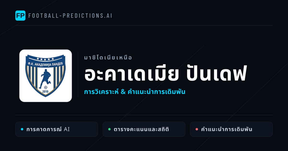 อะคาเดเมีย ปันเดฟ การวิเคราะห์และสถิติ