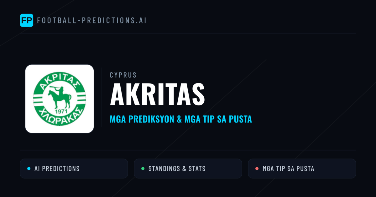 Akritas Predictions & Stats