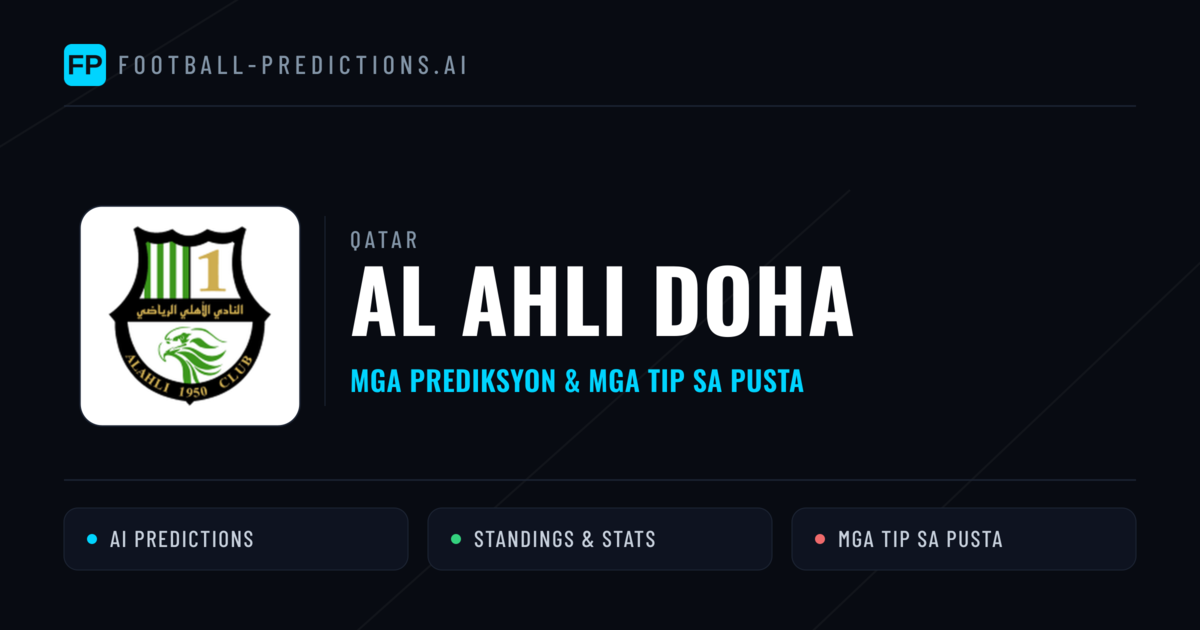 Al Ahli Doha Predictions & Stats
