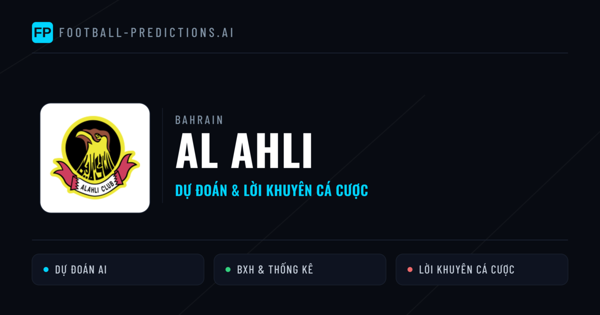 Al Ahli Dự đoán & Thống kê