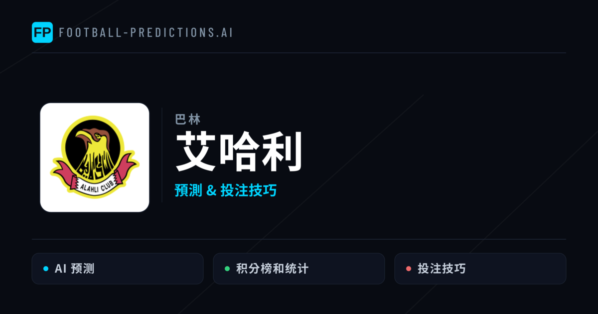阿赫利 運彩分析｜足球預測與數據