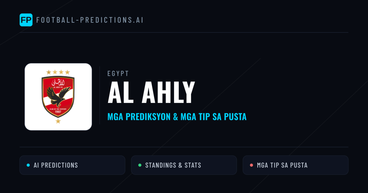 Al Ahly Predictions & Stats