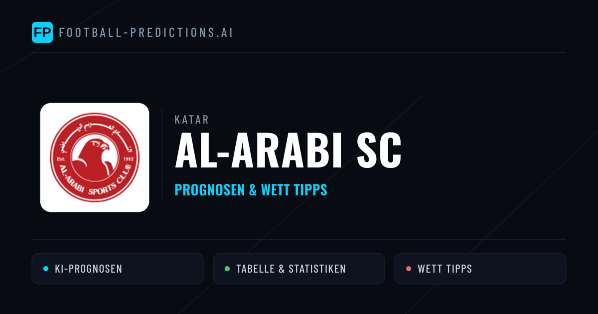 Al-Arabi SC Prognosen & Statistiken