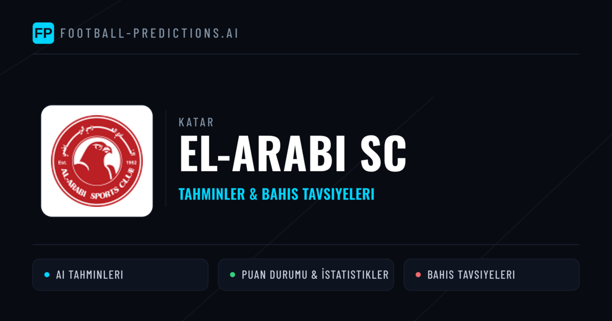 El-Arabi SC Tahminleri & İstatistikler
