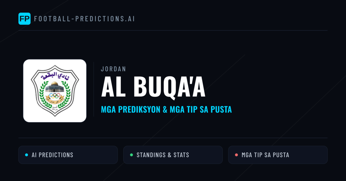 Al Buqa'a Predictions & Stats