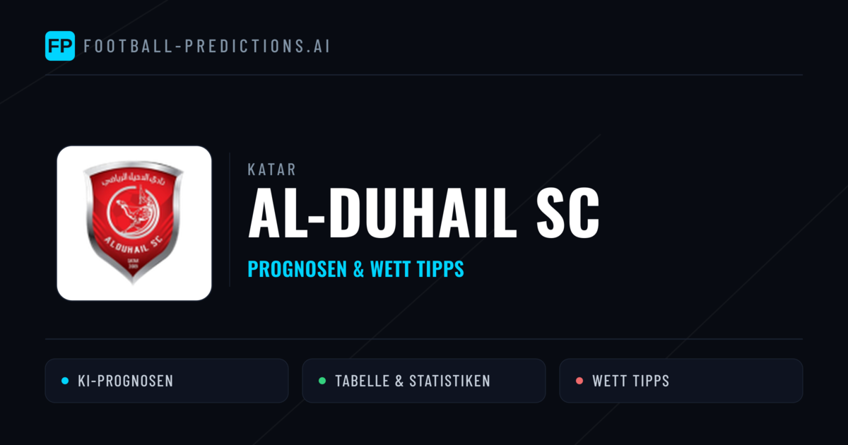 Al-Duhail SC Prognosen & Statistiken