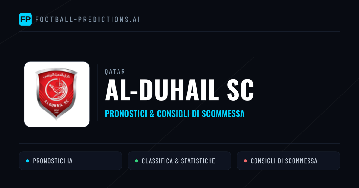 Pronostici e Statistiche Al-Duhail SC