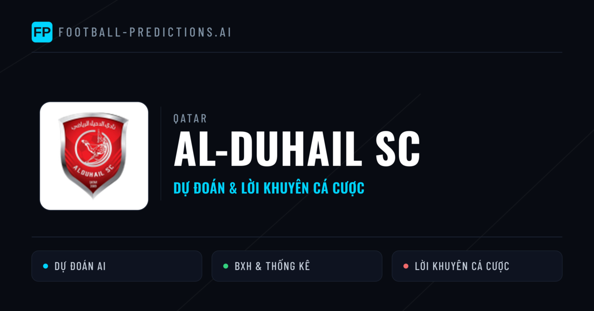 Al-Duhail SC Dự đoán & Thống kê